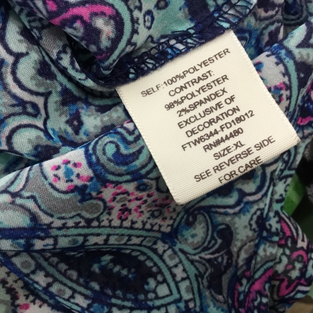 Love, Fire Multi Fabric Hi-Low Spring Top - Picture 8 of 10